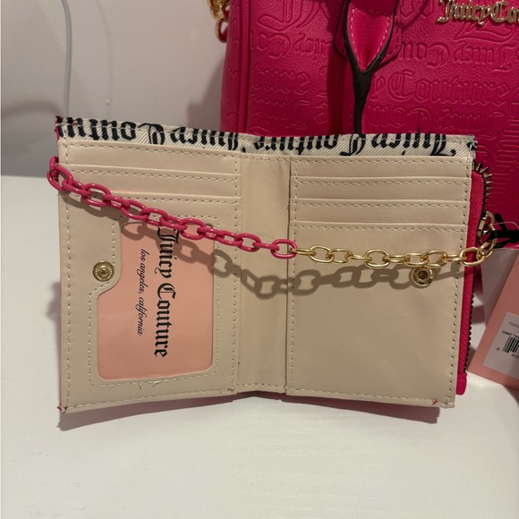 Juicy Couture Free Love Satchel Bag with Matching Wallet - Picture 7 of 10